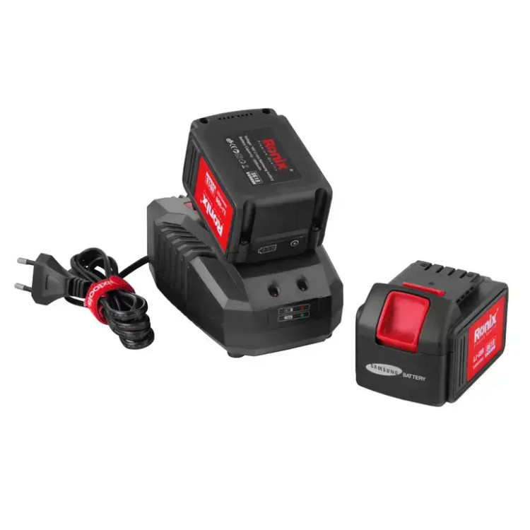 دریل پیچ گوشتی چکشی شارژی 18 ولت رونیکس (Ronix) 8618 ابزار صنعتی الهی شیراز