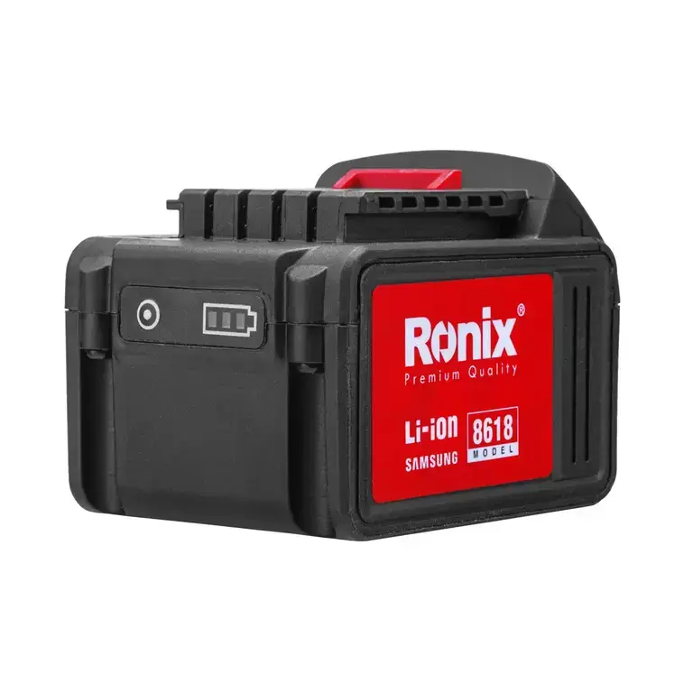 دریل پیچ گوشتی چکشی شارژی 18 ولت رونیکس (Ronix) 8618 ابزار صنعتی الهی شیراز