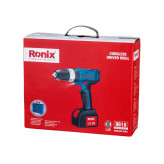 دریل پیچ گوشتی چکشی شارژی 18 ولت رونیکس (Ronix) 8618 ابزار صنعتی الهی شیراز
