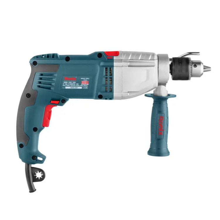 دریل برقی گیربکسی 13 میلیمتری رونیکس (Ronix) آچاری 1050 وات-2221 ابزار صنعتی الهی شیراز