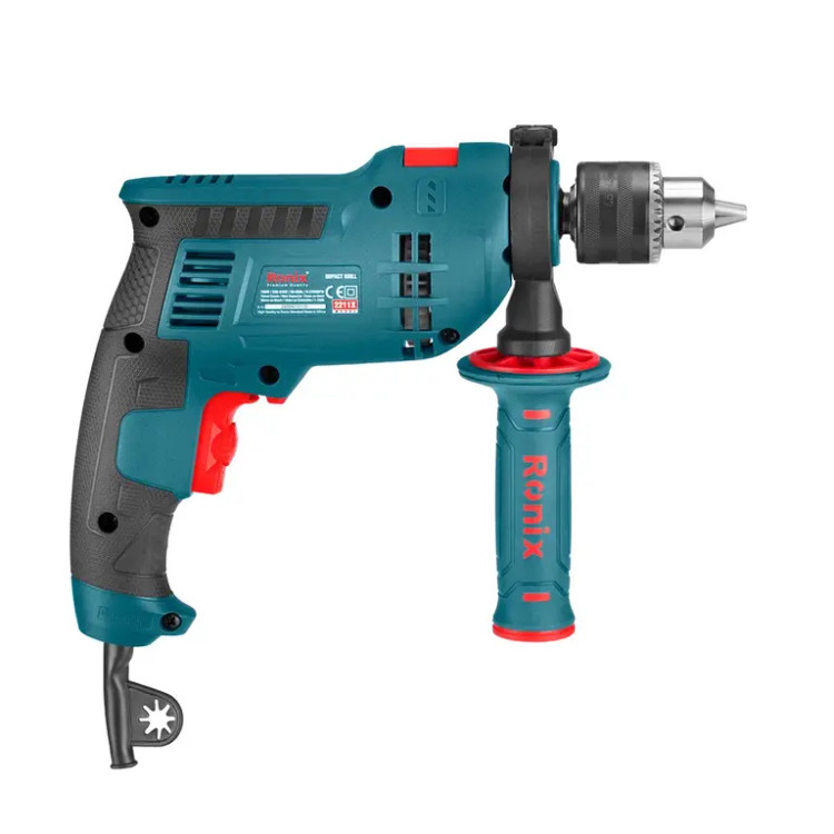 دریل چکشی 13 میلیمتر رونیکس (Ronix) -750 وات-2700 دور بر دقیقه-آچاری-2211X ابزار صنعتی الهی شیراز